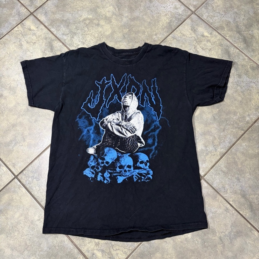 JXDN Men’s 2022 Tour Merch Graphic T-Shirt Black Sz M Biker Rocker Goth Grunge